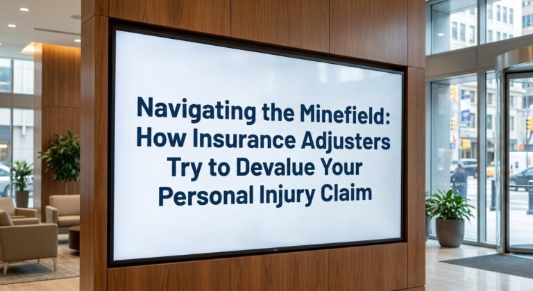 Navigating the Minefield: How Insurance Adjusters Try to Devalue Your Personal Injury Claim