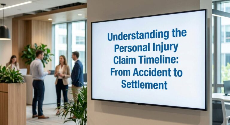 Understanding the Personal Injury Claim Timeline: From Accident to Settlement