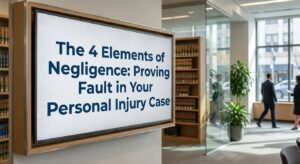 The 4 Elements of Negligence: Proving Fault in Your Personal Injury Case