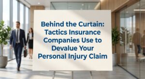 Behind the Curtain: Tactics Insurance Companies Use to Devalue Your Personal Injury Claim