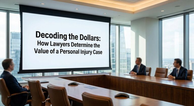Decoding the Dollars: How Lawyers Determine the Value of a Personal Injury Case